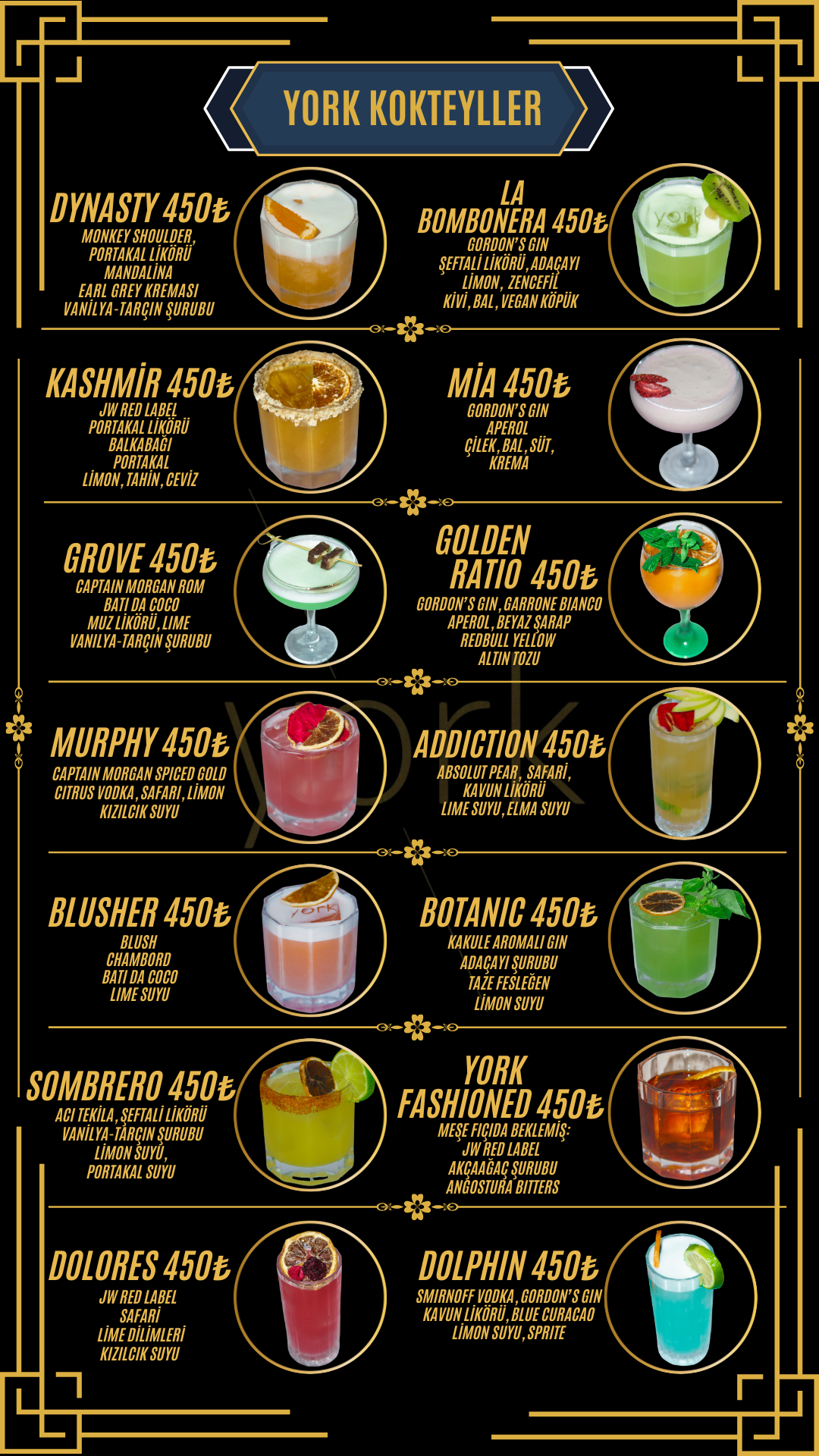 york-menu